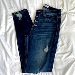 KanCan Destructed Skinny Jeans